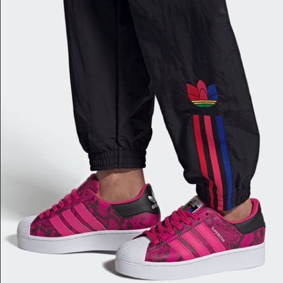 adidas | Shoes | Adidas Superstar Bold Magenta Pink Snakeskin 95wm |  Poshmark